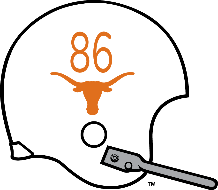 Texas Longhorns 1961-1966 Helmet Logo iron on transfers for clothing